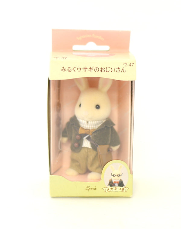 MILK RABBIT GRANDFATHER U-47 Epoch Japan Sylvanian Families