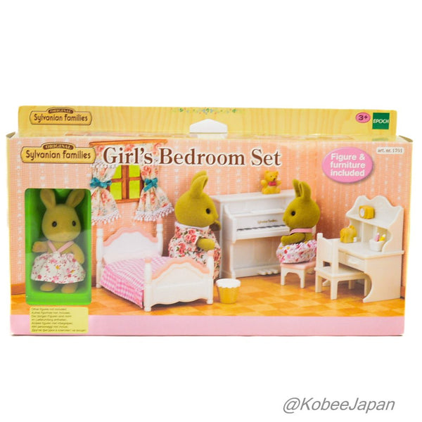 Set de la chambre à coucher de la fille Epoch 1701 Calico Critters