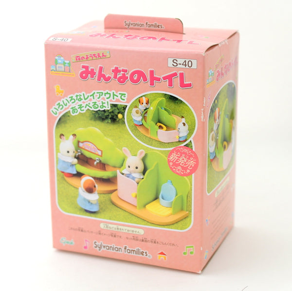 NURSERY SCHOOL BATHROOM SET Epoch Japan S-40 Retired Sylvanian Families