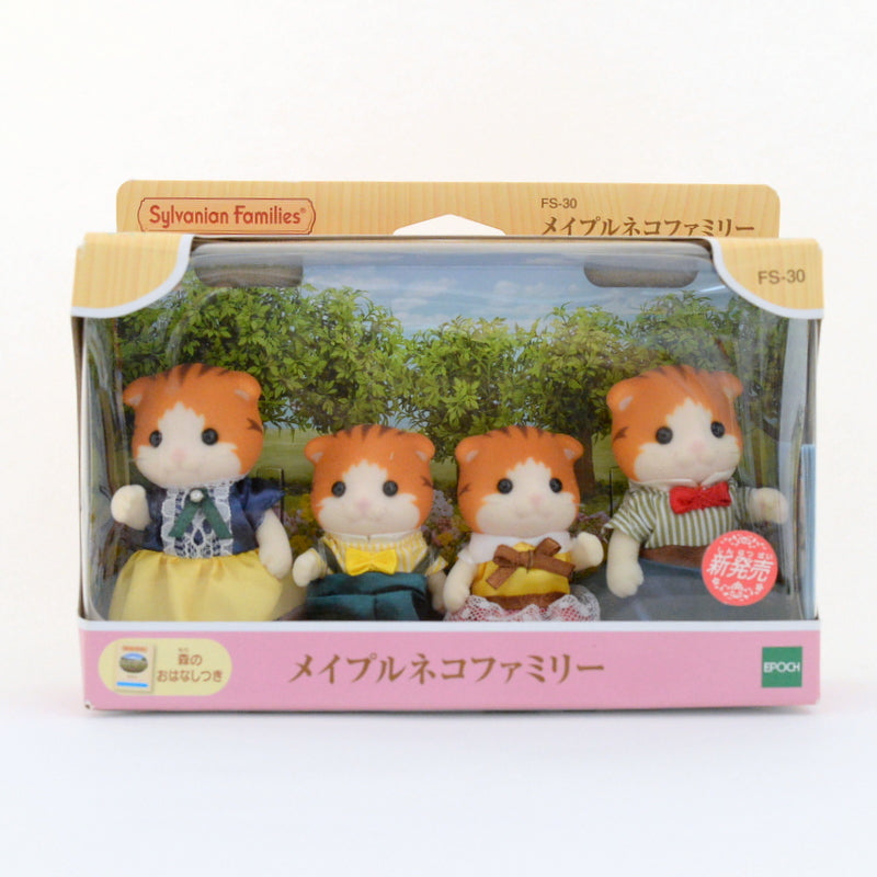 MAPLE CAT FAMILY FS-30 Epoch Japan  Sylvanian Families