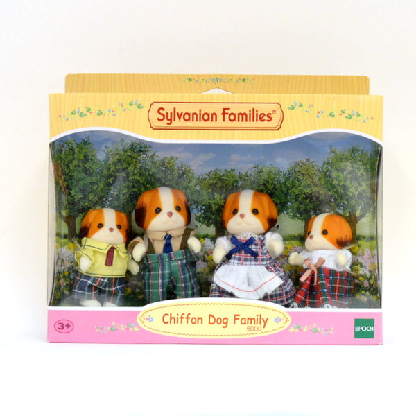 Famille de chiens de mousseline de mousseline FS-11 Époque Japon Calico Critters