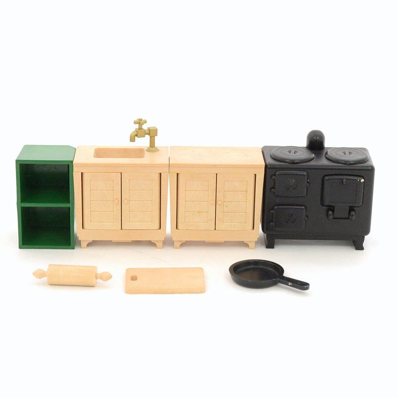 [Used] KITCHEN SET KA-10 Epoch Japan Sylvanian Families