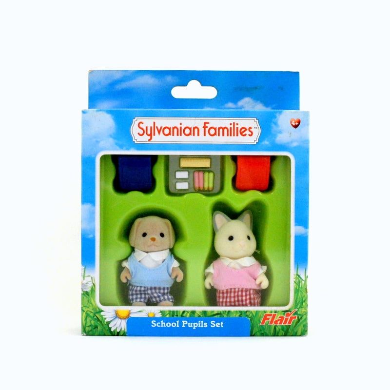 SCHOOL PUPILS SET Flair 4546 Retired Rare Sylvanian Families