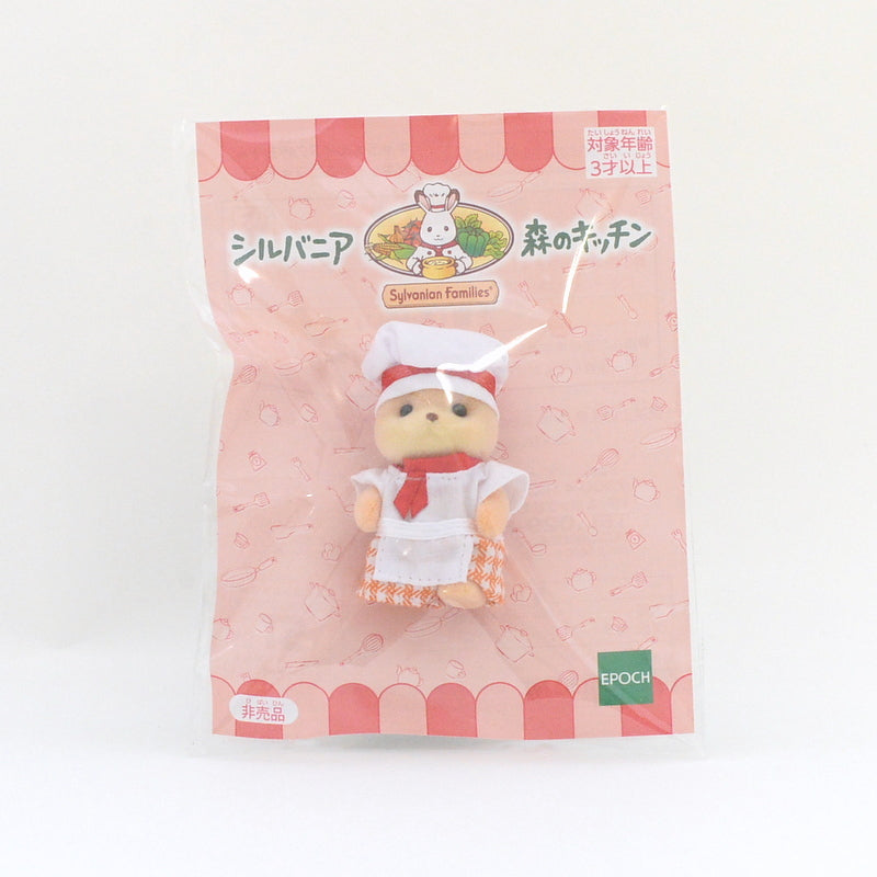 FOREST KITCHEN BABY CARAMEL DOG CHEF Sylvanian Families