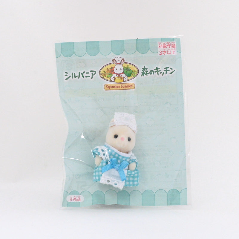 FOREST KITCHEN BABY SILK CAT WAITRESS Blue Sylvanian Families