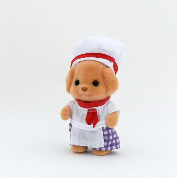 Bosque Cocina Baby Toy Poodle Chef Calico Critters