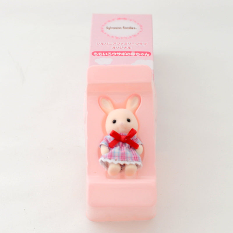 Pink Rabbit Strawberry Rabbit Baby Boxed 2009 Sylvanian Families Calico Critters