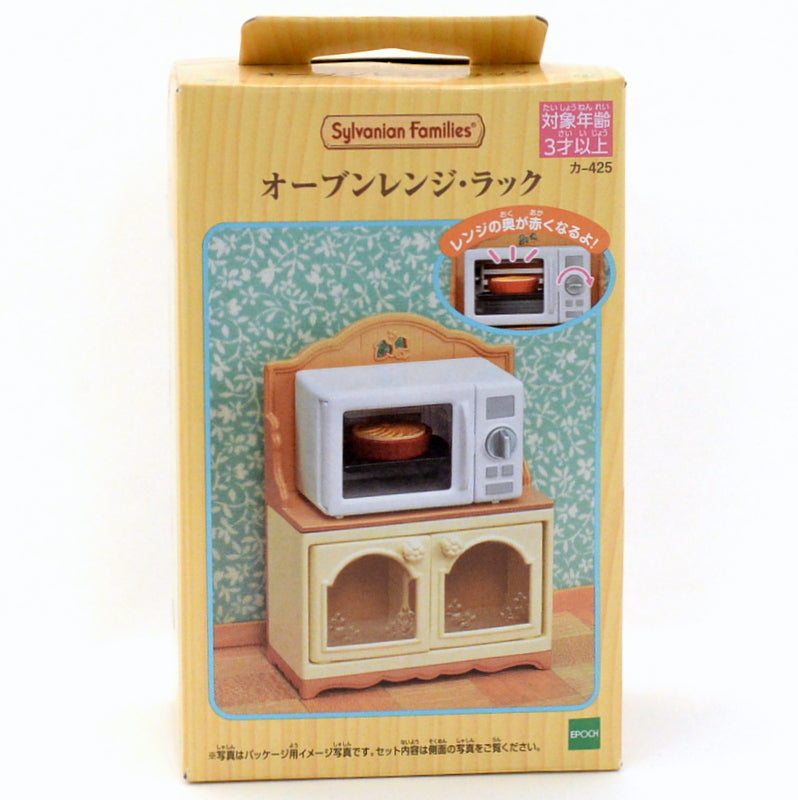 MICROWAVE OVEN & RACK KA-425 Epoch Japan Sylvanian Families