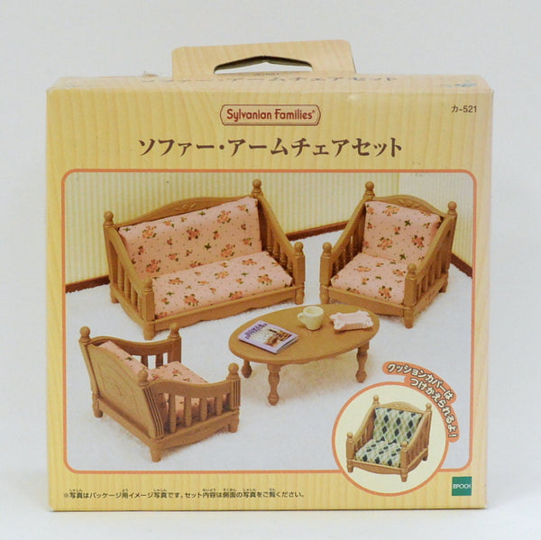 SOFA & ARM CHAIR SET KA-521 Epoch Japan 2017 Sylvanian Families