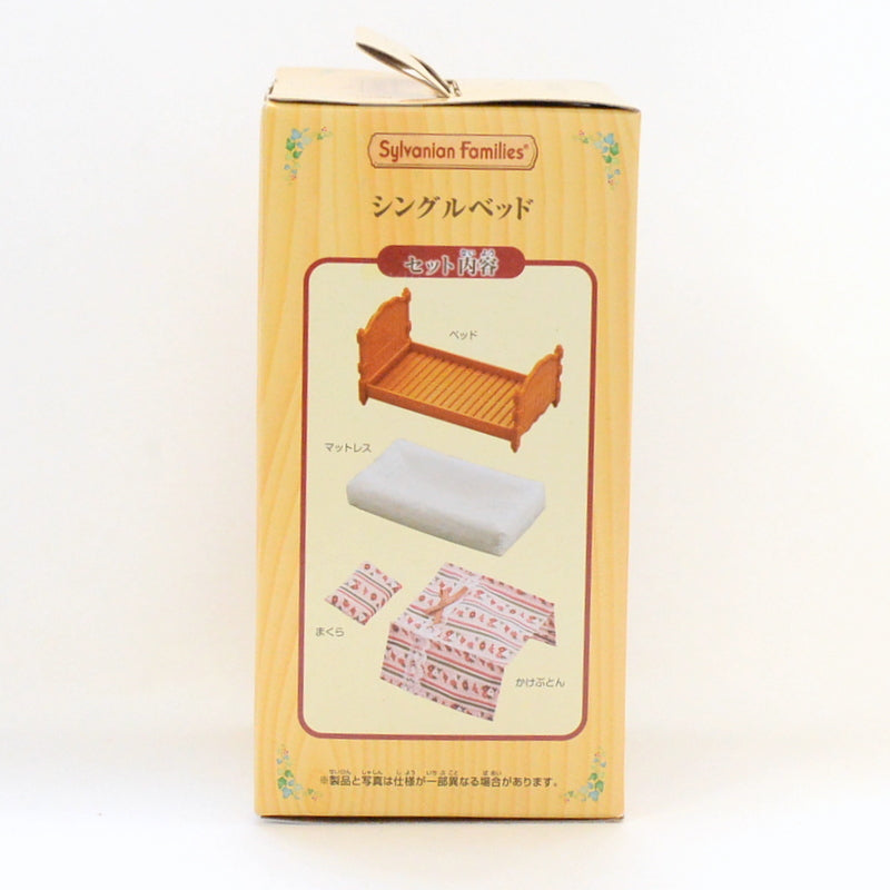 SINGLE BED WITH FLOWER SHEETS KA-523 Japan Sylvanian Families