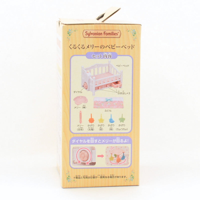 Cuna para bebé con móvil giratorio KA-218 Sylvanian Families Calico Critters