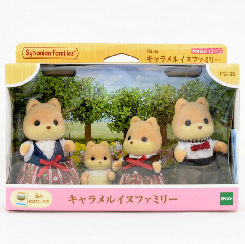 CARAMEL DOG FAMILY FS-35 Calico Epoch Sylvanian Families