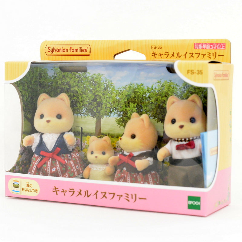 CARAMEL DOG FAMILY FS-35 Calico Epoch Sylvanian Families