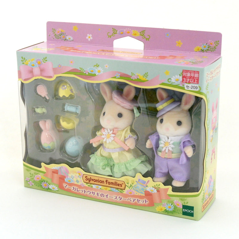 MARGARET RABBIT EASTER PAIR SET Calico SE-209 Sylvanian Families