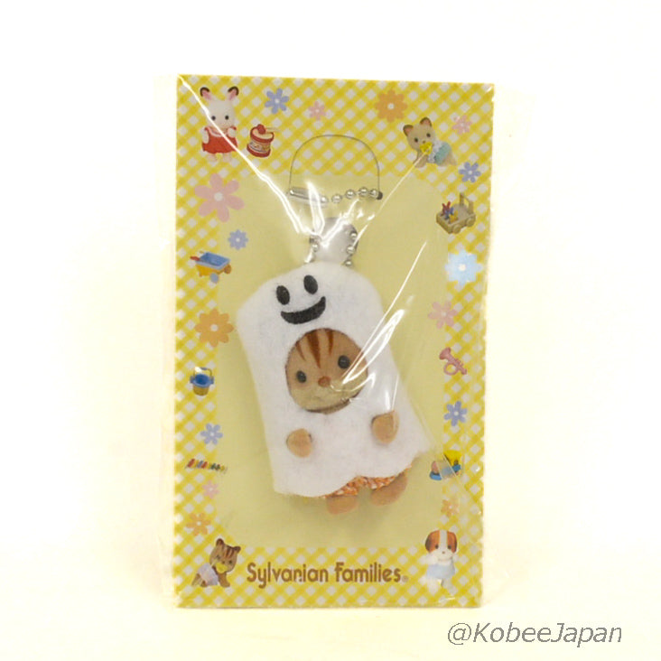 WALNUT SQUIRREL KEY CHAIN HALLOWEEN Epoch Japan Sylvanian Families