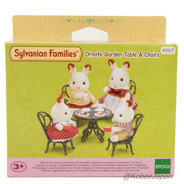 Table et chaises de jardin ornate Flair Calico Critters