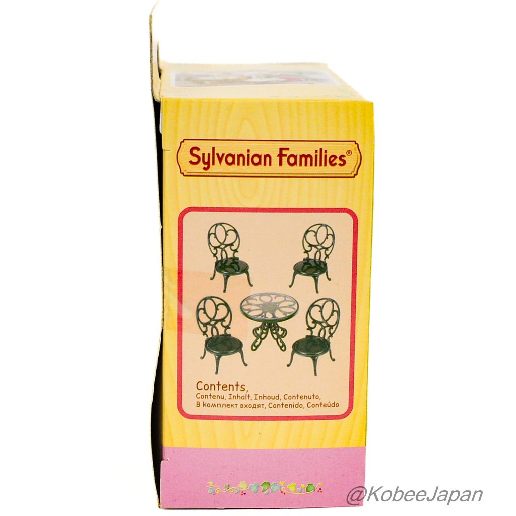 Ornate Garden Table Chairs 4507 Sylvanian Families Calico Critters