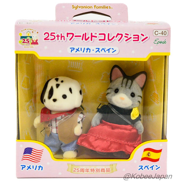 25th Anniversary WORLD COLLECTION AMERICA SPAIN Sylvanian Families