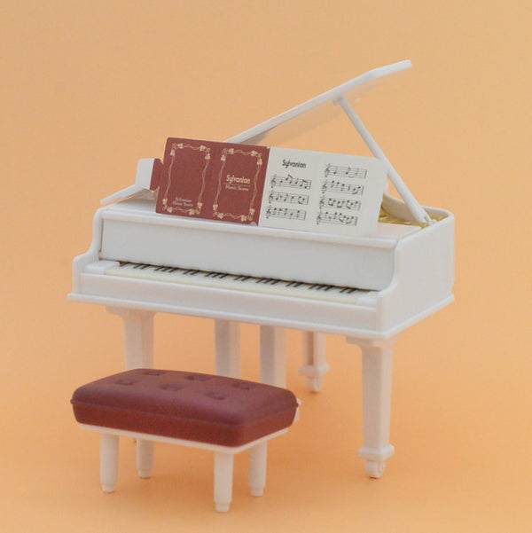 GRAND PIANO WHITE Fan Club Epoch Japan Sylvanian Families