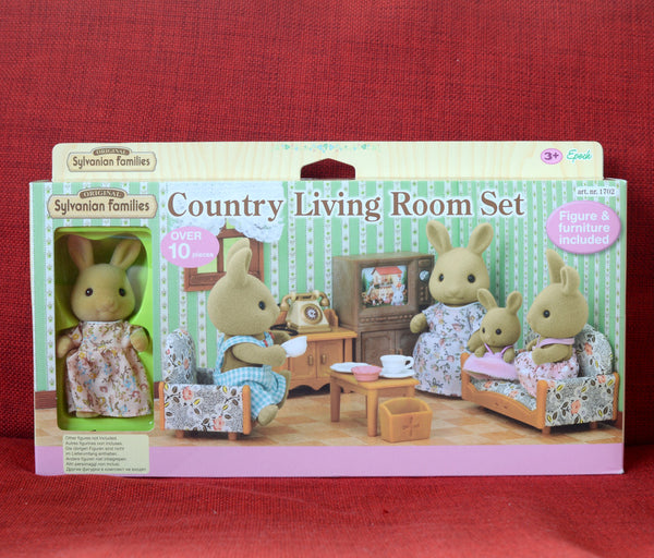 Juego de sala de estar de país Conejo Madre Epoch Calico Critters