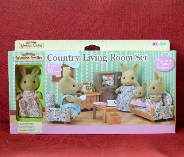 COUNTRY LIVING ROOM SET RABBIT MOTHER 1702 Epoch Calico Sylvanian Families