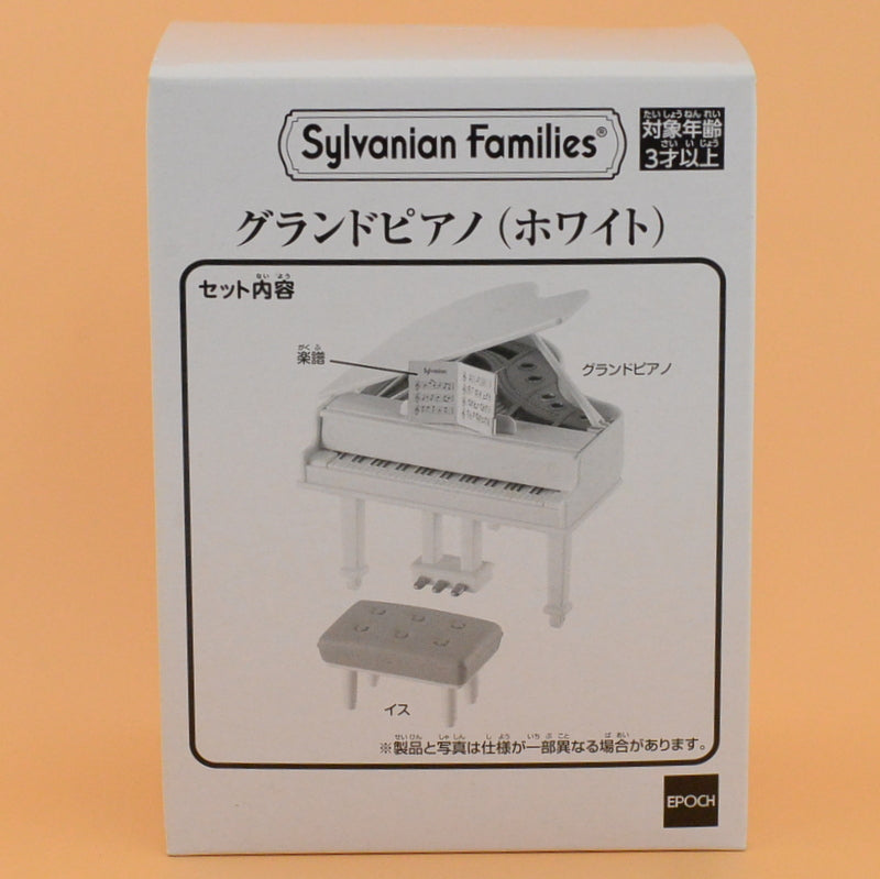 Grand Piano White Fan Club Epoch Japón Calico Critters