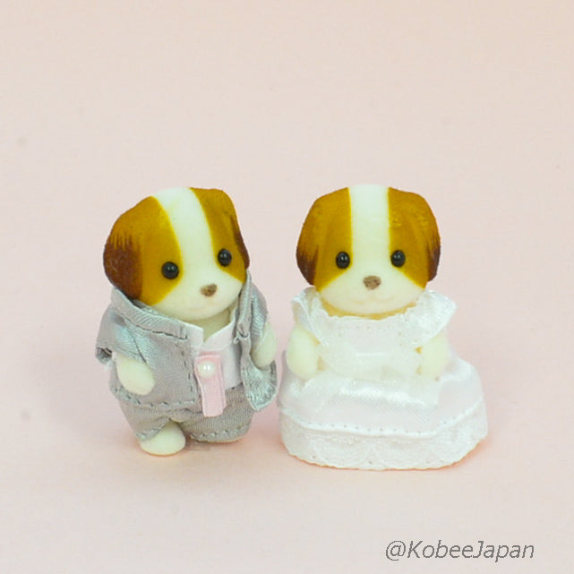 [Used] BABY PAIR WEDDING CHIFFON DOG Japan Official Store Limited Sylvanian Families