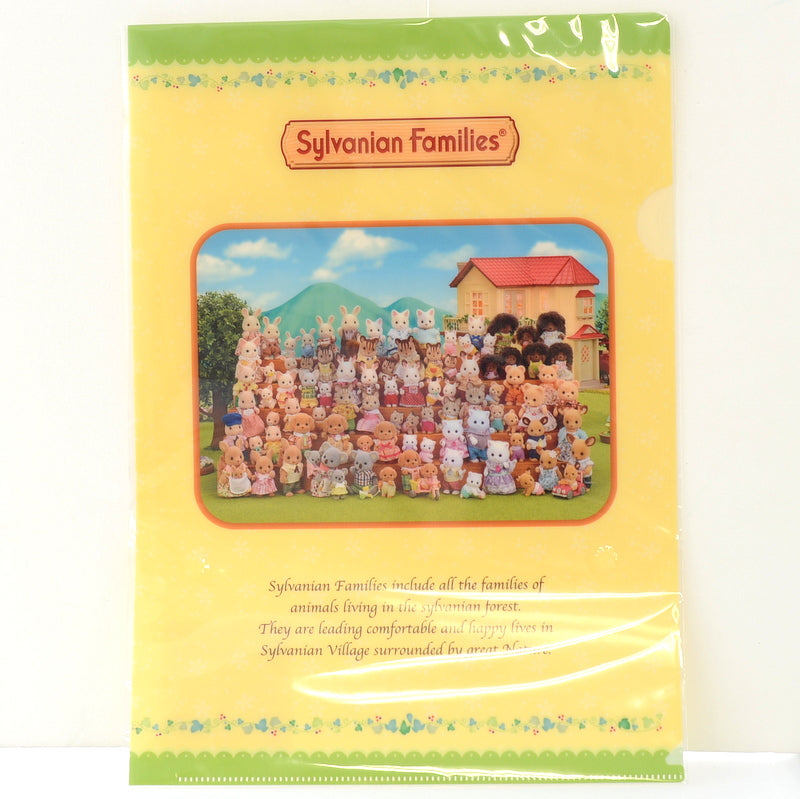 Sylvanain Families CLEAR FILE  (A4) PLASTIC FOLDER Epoch Japan Sylvanian Families