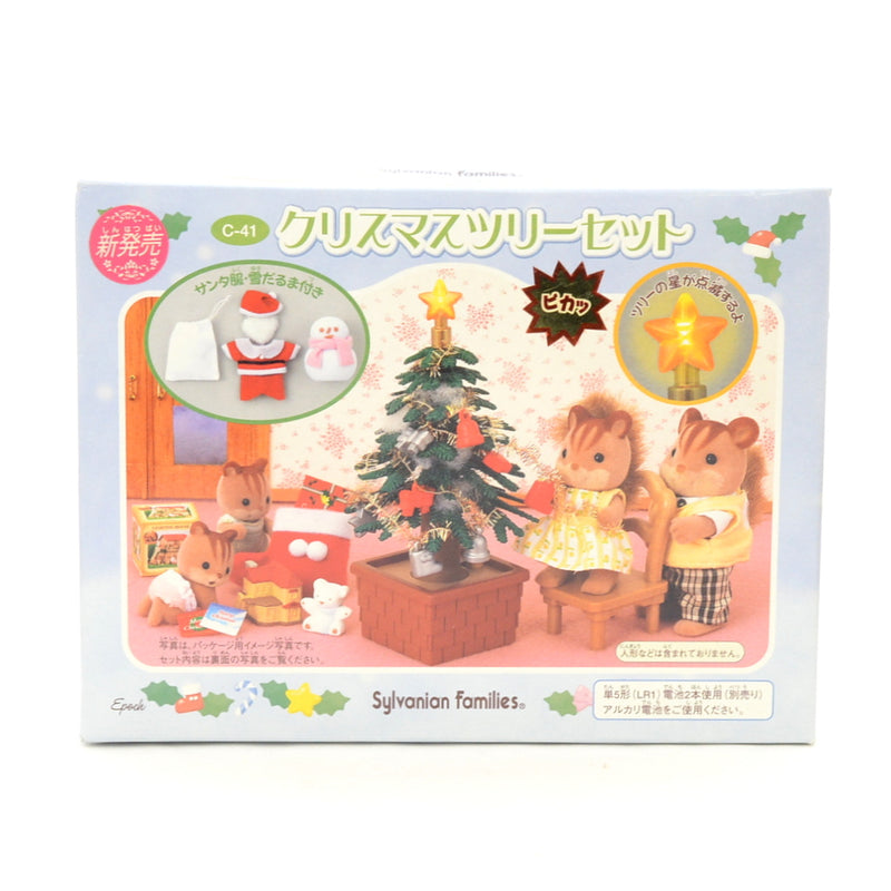 CHRISTMAS TREE SET C-41 Epoch Japan Sylvanian Families