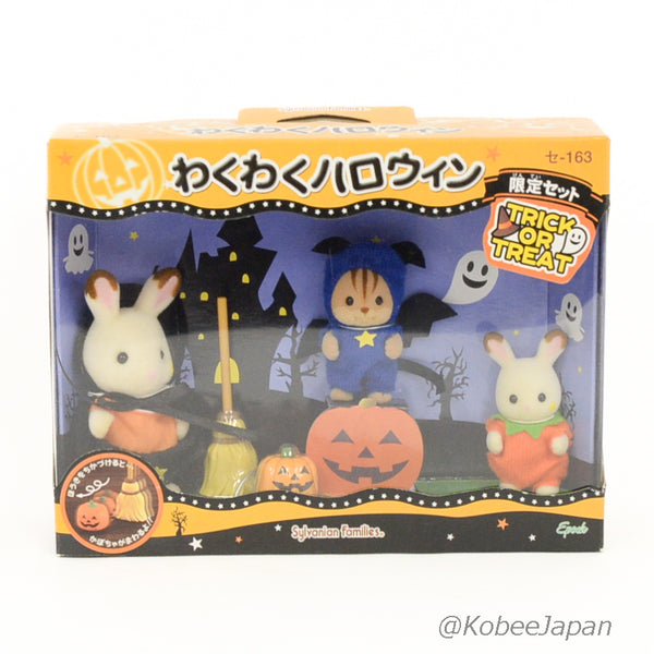 Set de fiesta de Halloween SE-163 Japón Epoch Calico Calico Critters