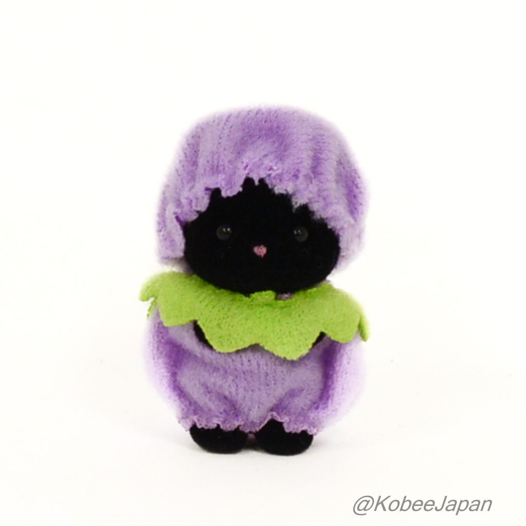 Baby Fruit Party Série 2 Chat de Minuit Petit Bébé 2023 Familles Sylvanian Calico Critters