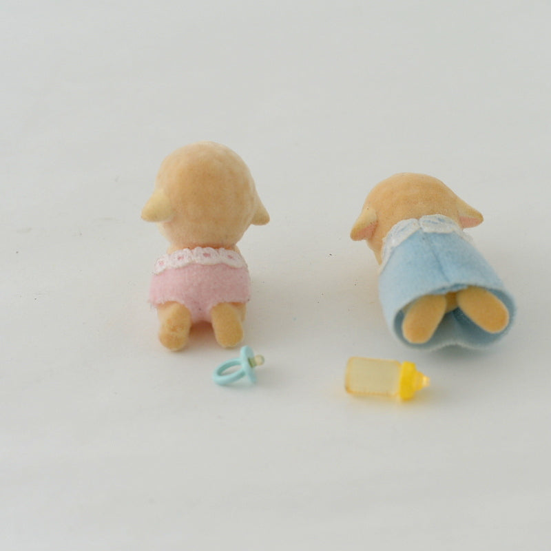 [Used] SHEEP TWINS HI-06 Epoch Japan  Sylvanian Families