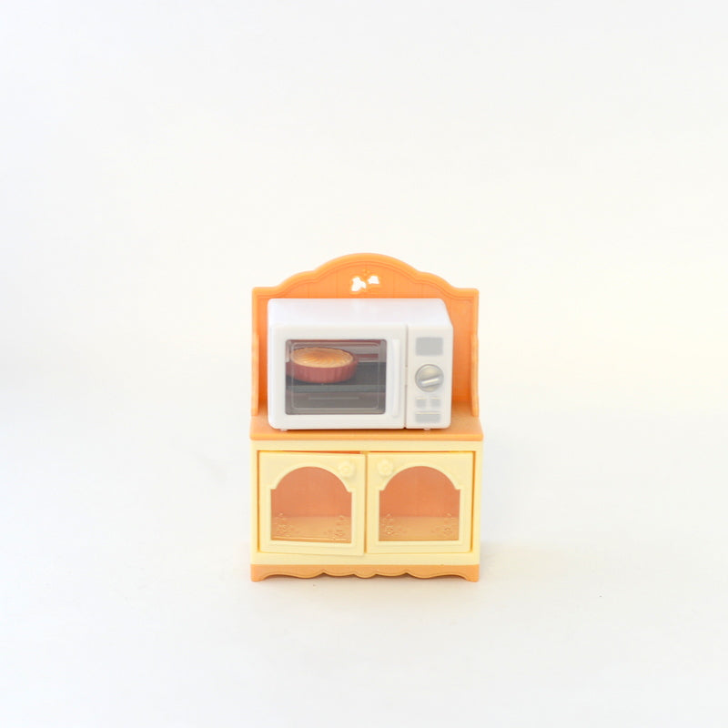 [Used] MICROWAVE OVEN & RACK KA-425 Epoch Japan Sylvanian Families