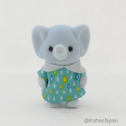 Sylvanian Park Ibaraido Elefante bebé 2 azul claro Sylvanian Families Calico Critters