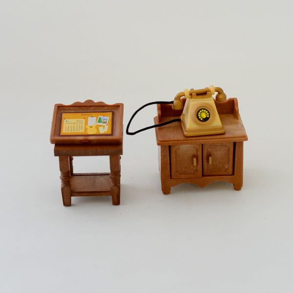 [Used] RETRO TELEPHONE SET Epoch Sylvanian Families