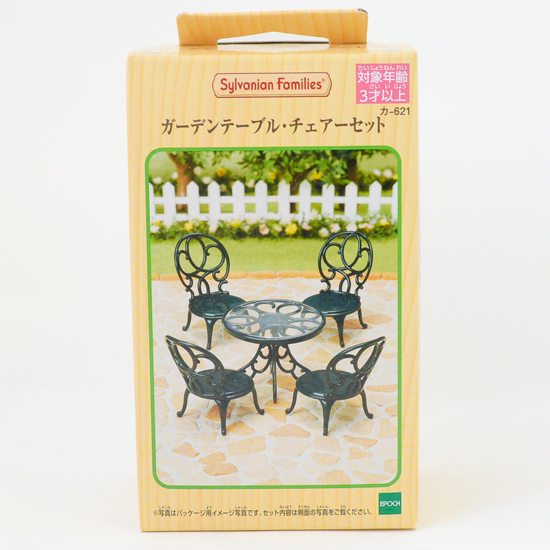 Conjunto de mesa y silla de jardín Epoch Calico criaturas