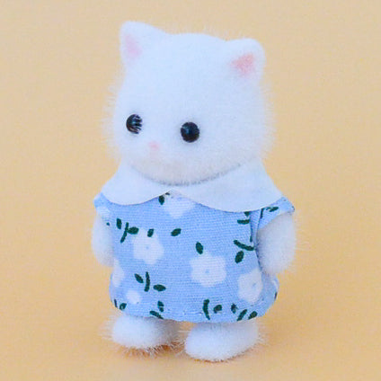 Sylvanian Park Ibaraido Baby Persian Cat 2 Light Blue 2020 Sylvanian Families Calico Critters