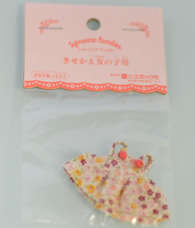 Vestido para niña Patrón de Flores Epoch Japón Calico Critters