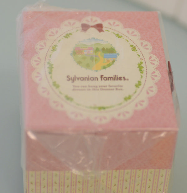 PINK CARDBOARD BOX WITH COVER Epoch Japan Sylvanian Families