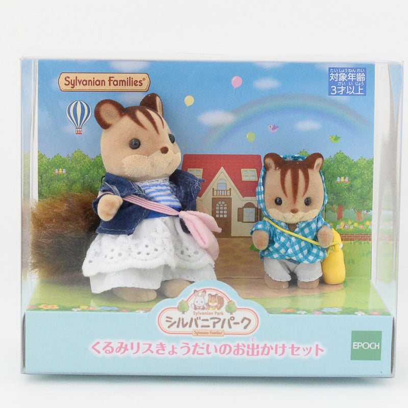 WALNUT SQUIRREL OUTING SET Sylvanian Park New-release Sylvanian Families