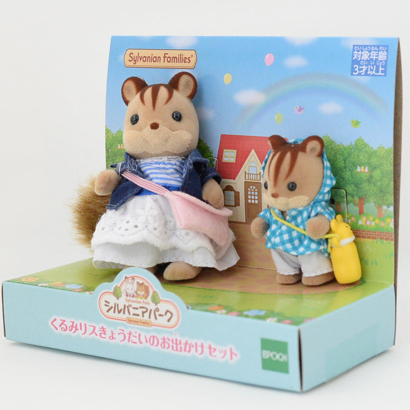 WALNUT SQUIRREL OUTING SET Sylvanian Park New-release Sylvanian Families