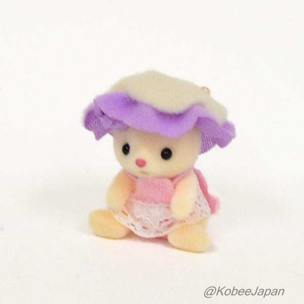 BABY AQUA PARADE SERIES BABY SILK CAT WITH JELLYFISH HAT Sylvanian Families