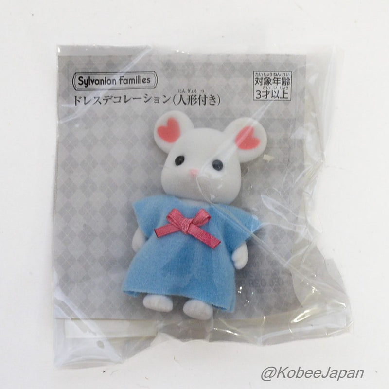 DRESS DECORATION MARSHMALLOW MOUSE BLUE Sylvanian Families