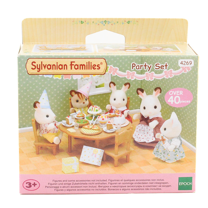 PARTY SET 4269 Epoch Japan Over 40 pieces Sylvanian Families