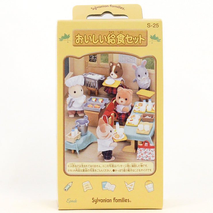 SCHOOL LUNCH MEAL S-25 Epoch Japan Sylvanian Families