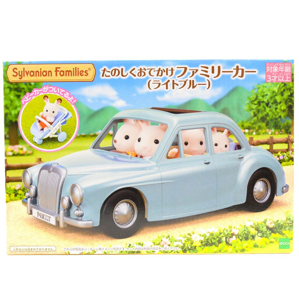 SALOON CAR LIGHT BLUE Limited Epoch Japan Sylvanian Families