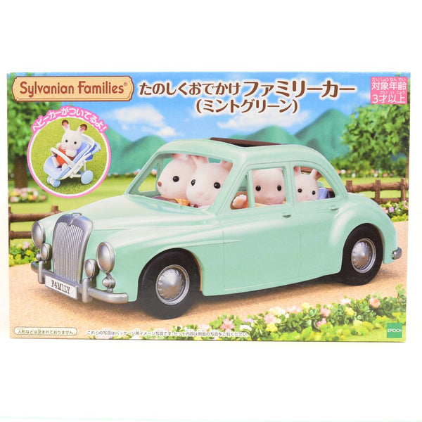 SALOON CAR MINT GREEN Limited Epoch Japan Sylvanian Families