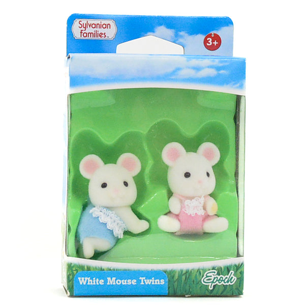 WHITE MOUSE TWINS Epoch UK 5077 Sylvanian Families