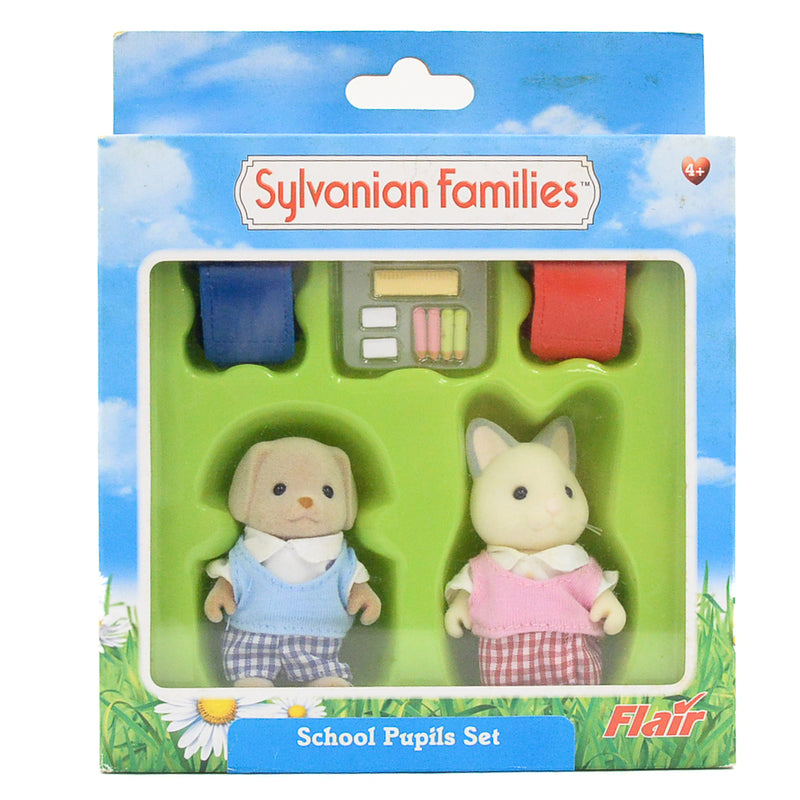 Dolls SCHOOL PUPILS SET Epoch UK 4546 Sylvanian Families