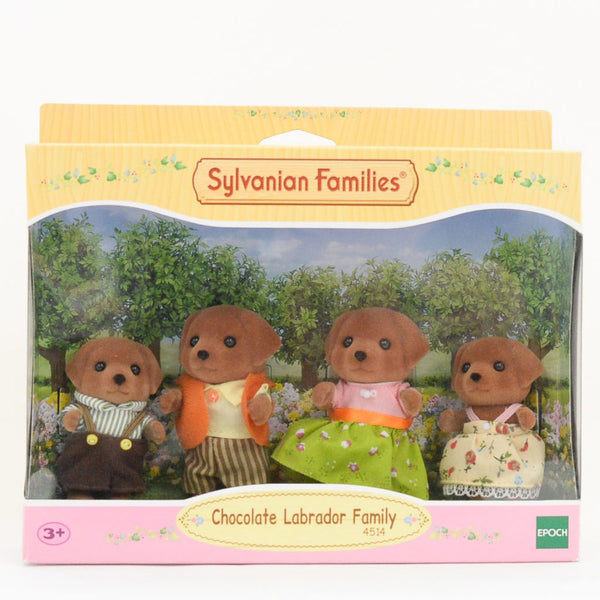 CHOCOLATE LABRADOR FAMILY 4514 Epoch UK Sylvanian Families